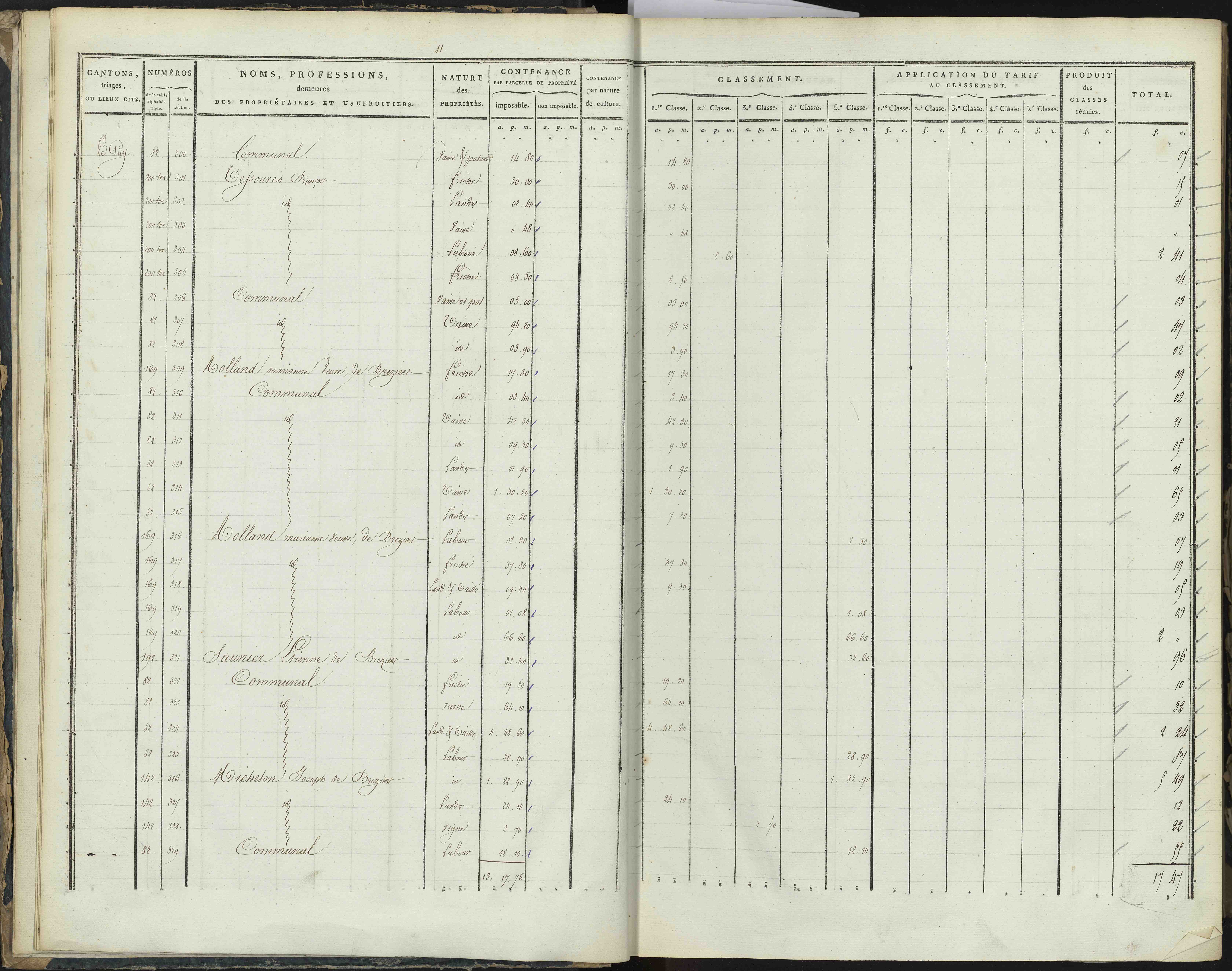 Bréziers - 3 P 272/1 - 3 P 272/1 - Section A 