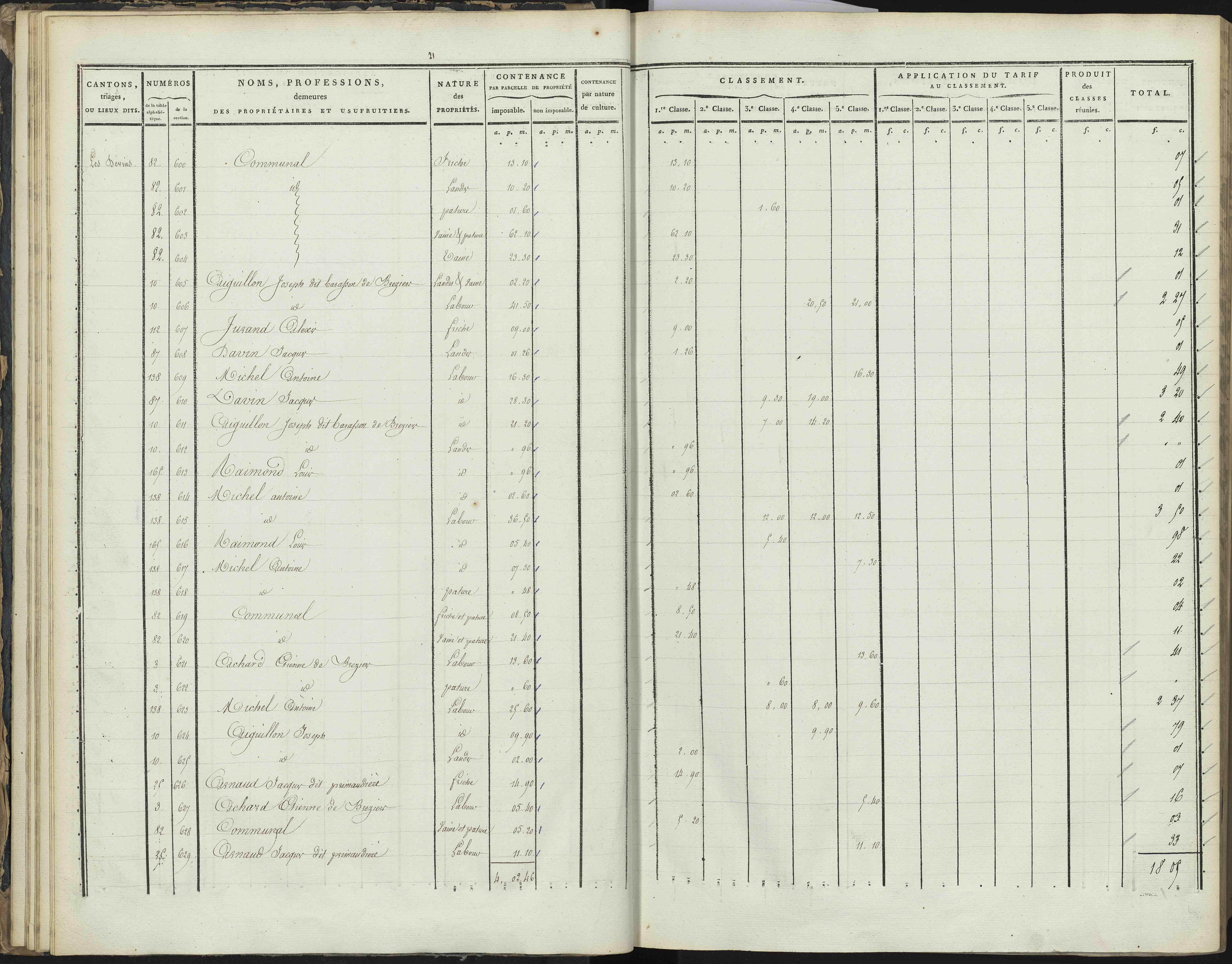 Bréziers - 3 P 272/1 - 3 P 272/1 - Section A 