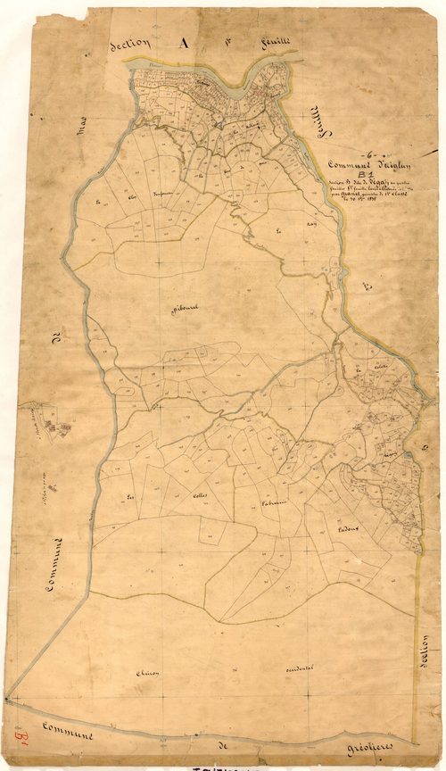 Végay. - Plan de section, B1