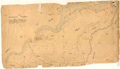 Végay. - Plan de section, B3