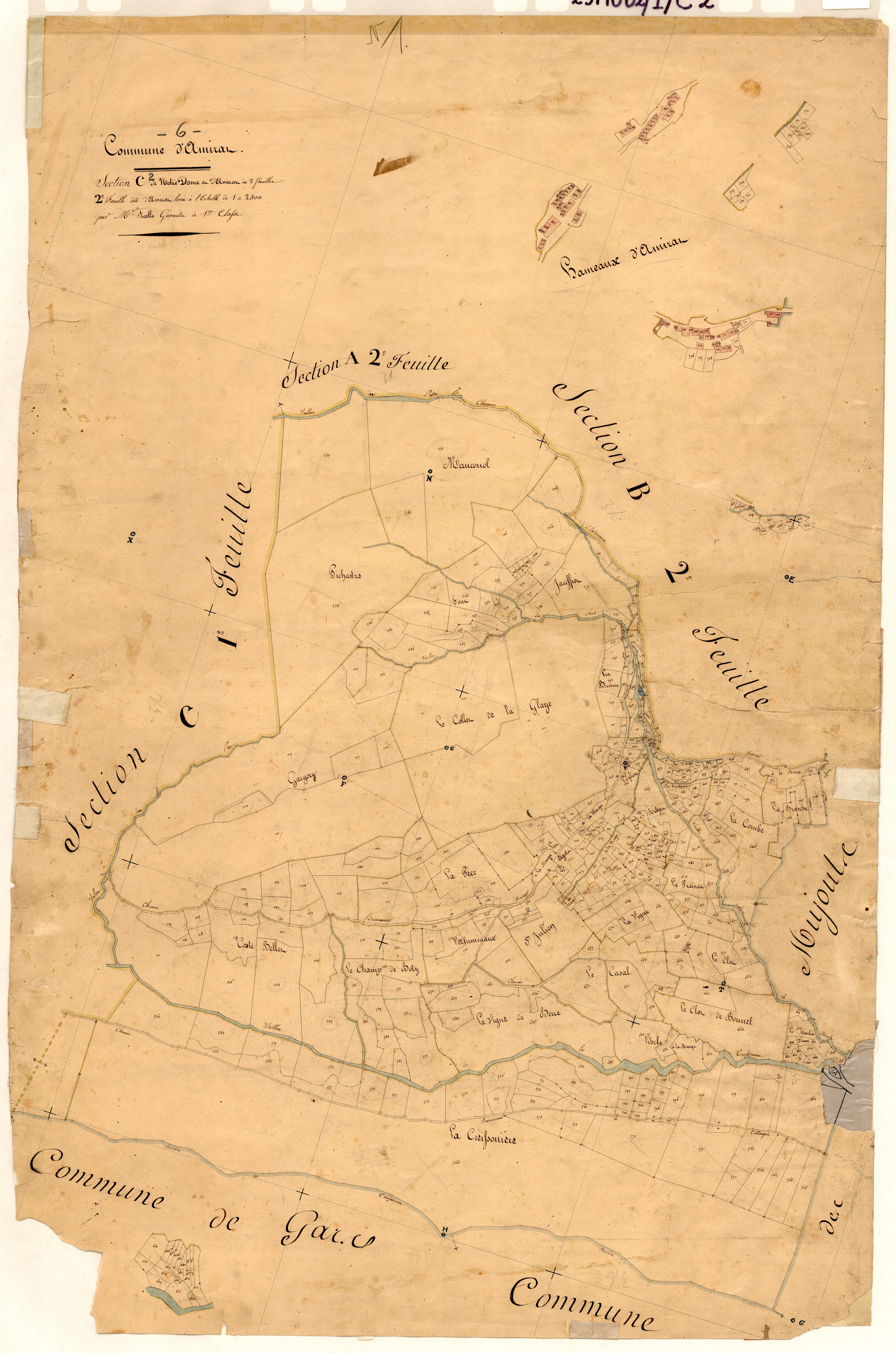 Notre-Dame et Amirat, Amirat. - Plan de section, C2