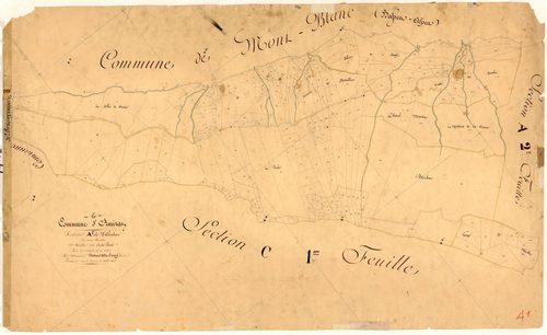 L'Hubac, la Pinée. - Plan de section, A1