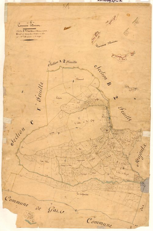 Notre-Dame et Amirat, Amirat. - Plan de section, C2
