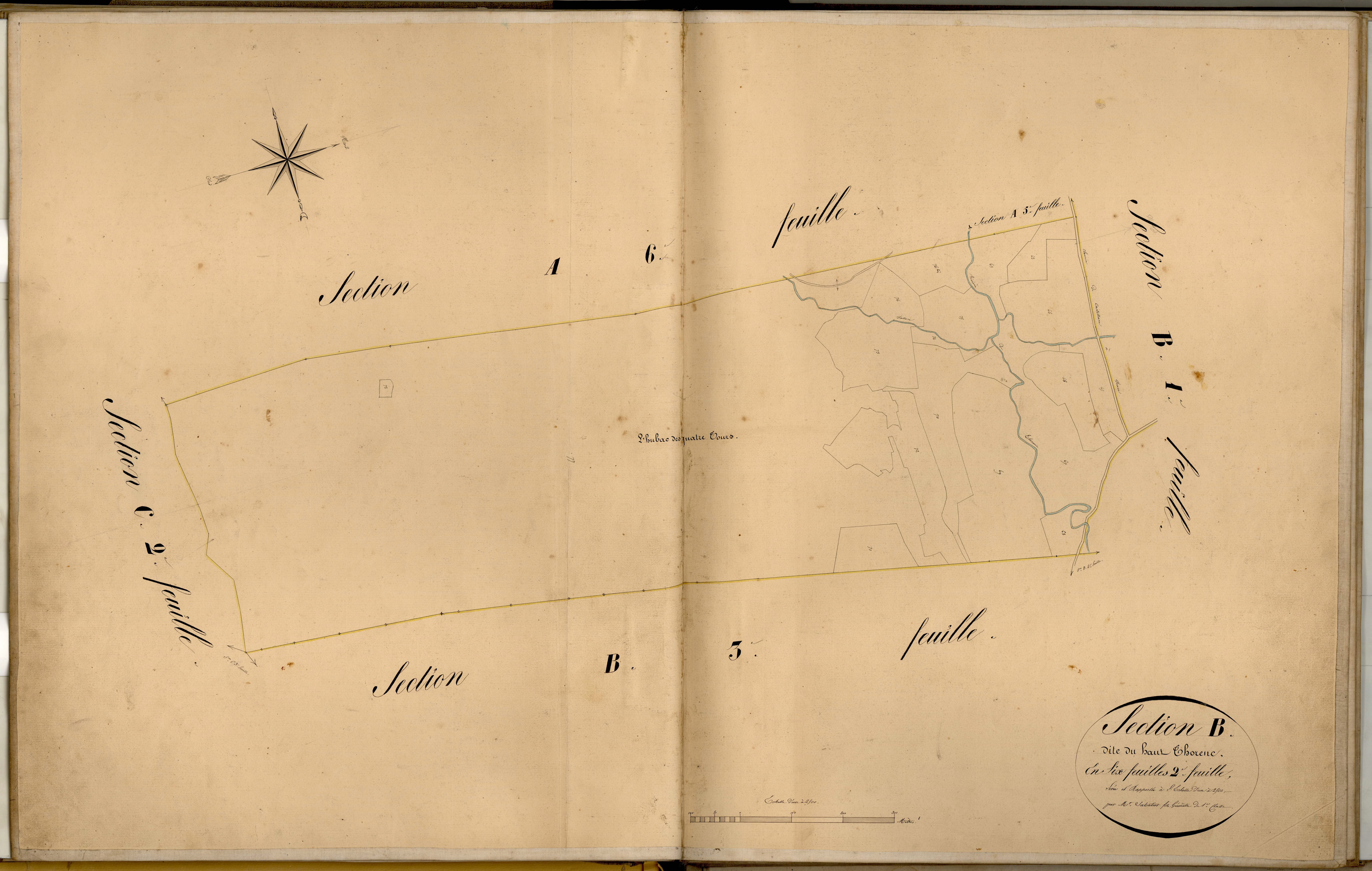 Le Haut Thorenc. - Plan de section, B2