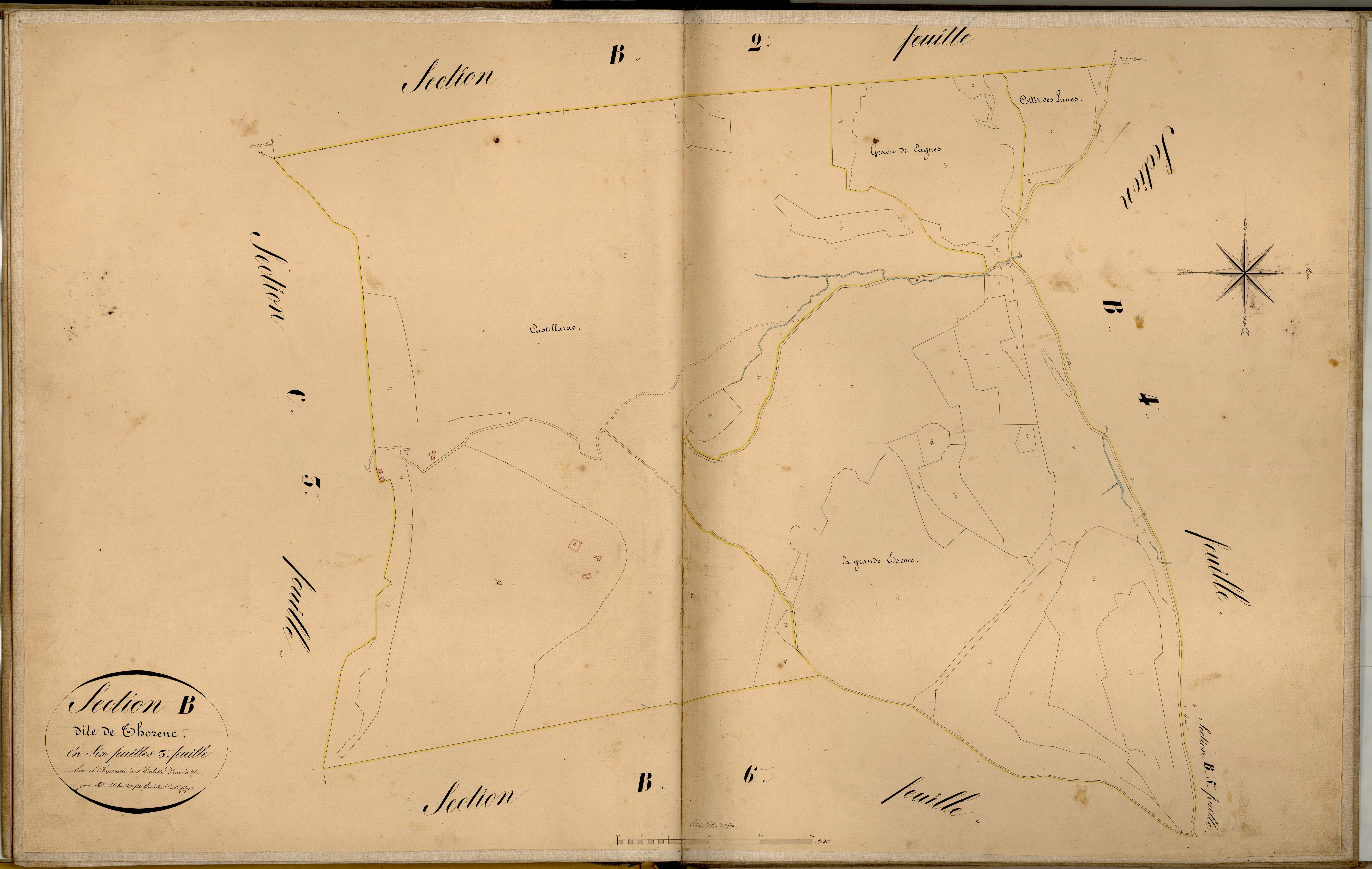 Le Haut Thorenc. - Plan de section, B3