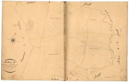 Le Bas Thorenc et la Barraque, la Quatrième. - Plan de section, A4