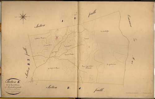 Le Haut Thorenc. - Plan de section, B1