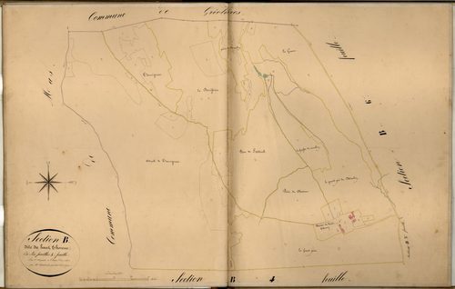 Le Haut Thorenc. - Plan de section, B5