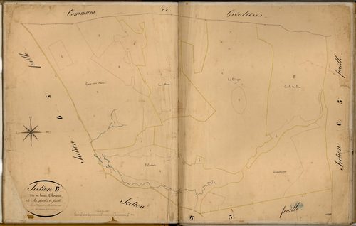 Le Haut Thorenc. - Plan de section, B6