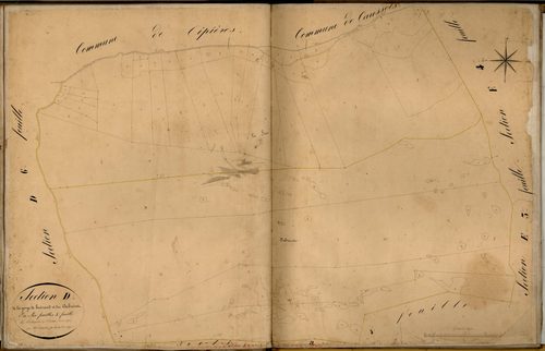 La Gorge de Bertrand et le Cabreiret. - Plan de section, D5