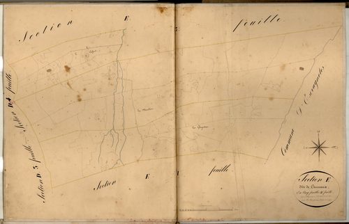 Cannaux. - Plan de section, E2