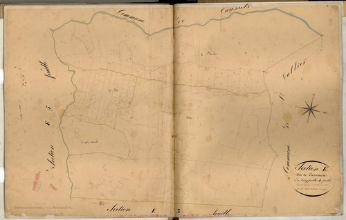 Cannaux. - Plan de section, E4