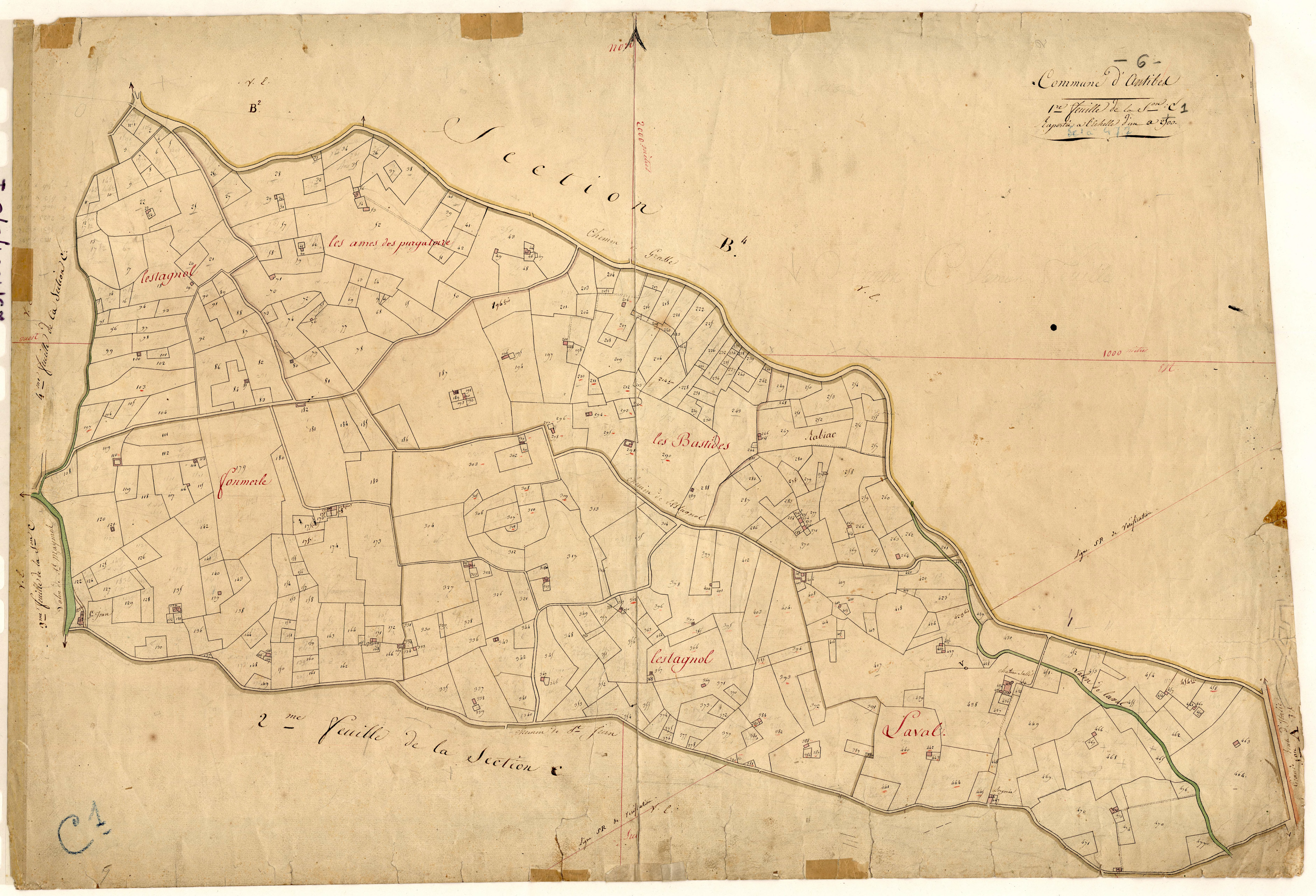 Saint-Jean. - Plan de section, C1