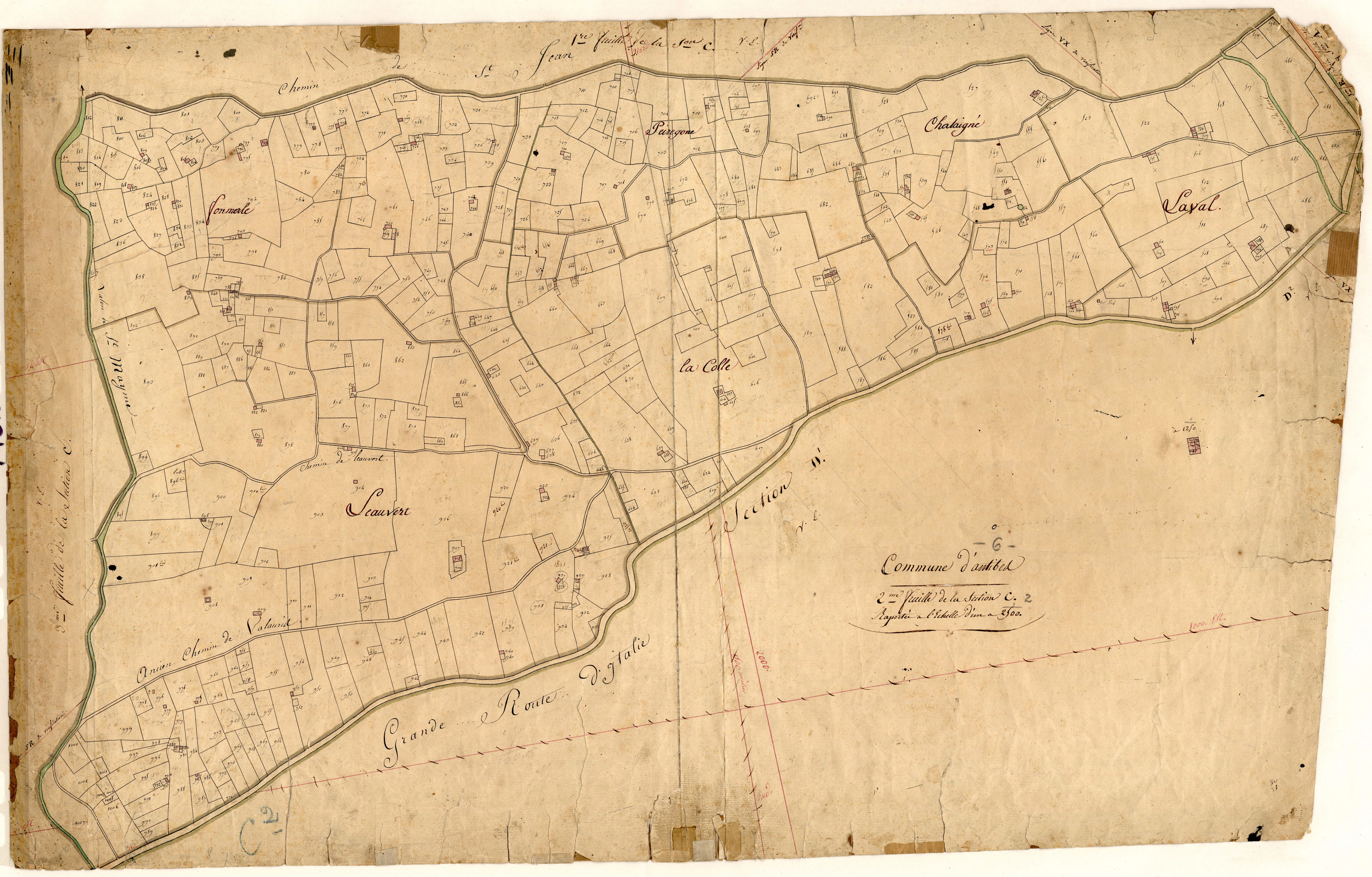 Saint-Jean. - Plan de section, C2