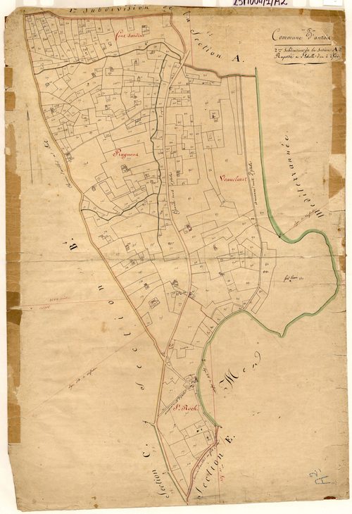Labrague. - Plan de section, A2