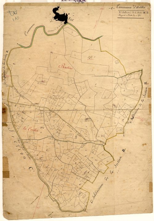 Saint-Claude. - Plan de section, B2