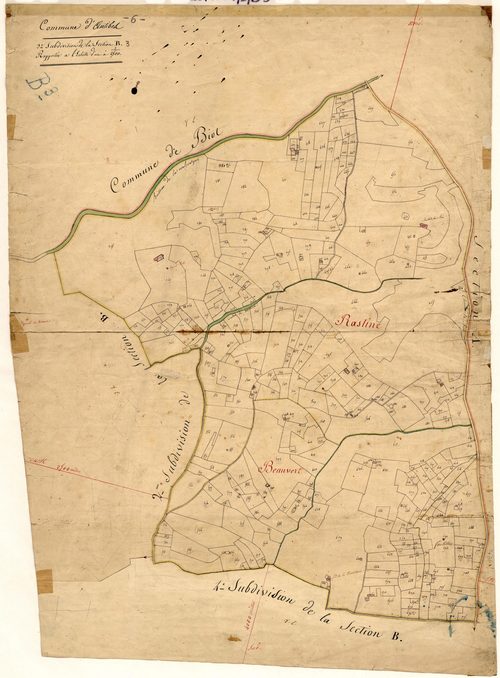 Saint-Claude. - Plan de section, B3