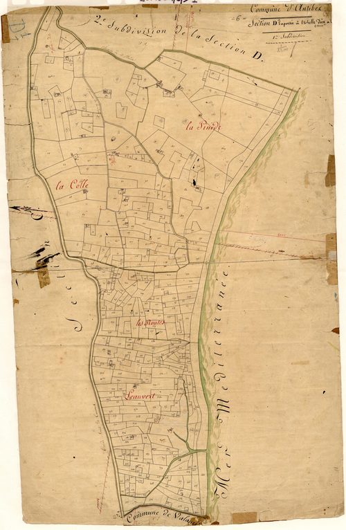 Le Cap. - Plan de section, D1