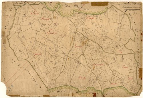 Le Cap. - Plan de section, D2