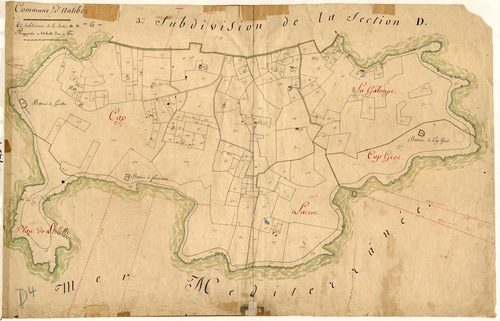 Le Cap. - Plan de section, D4
