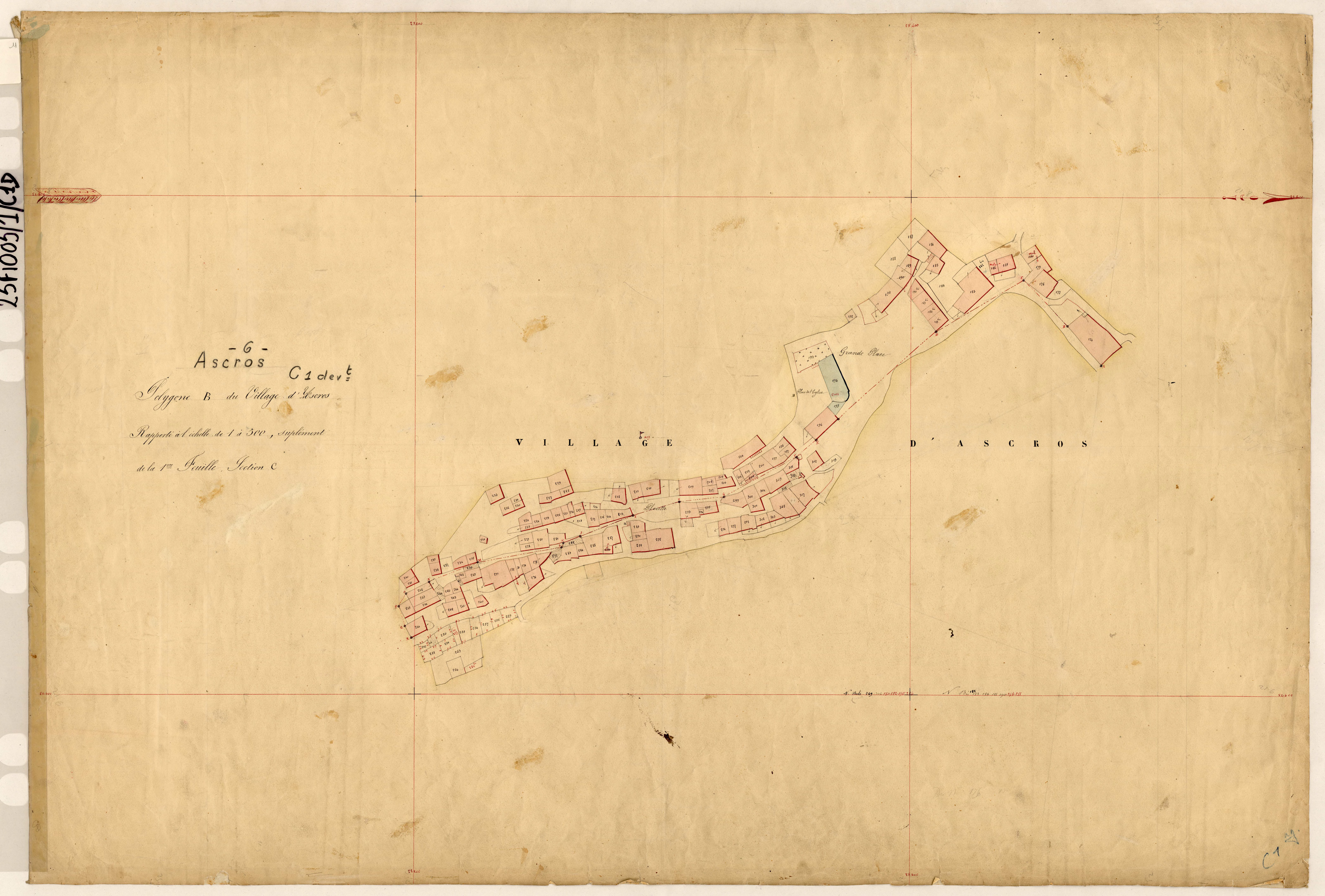 Village (développement). - Plan de section, C1(d)