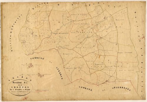 Les Crottes. - Plan de section, B1