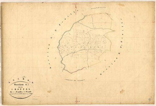 Les Crottes. - Plan de section, B3