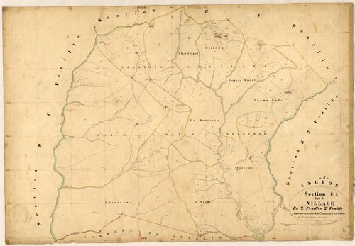 Village. - Plan de section, C2
