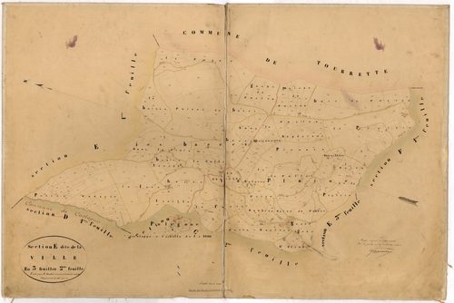 La Ville. - Plan de section, E2