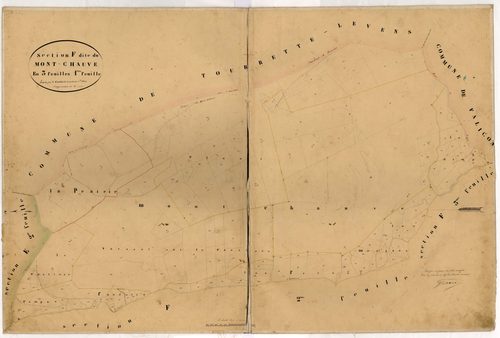 Le Mont-Chauve. - Plan de section, F1