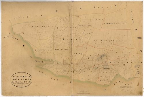 Le Mont-Chauve. - Plan de section, F2