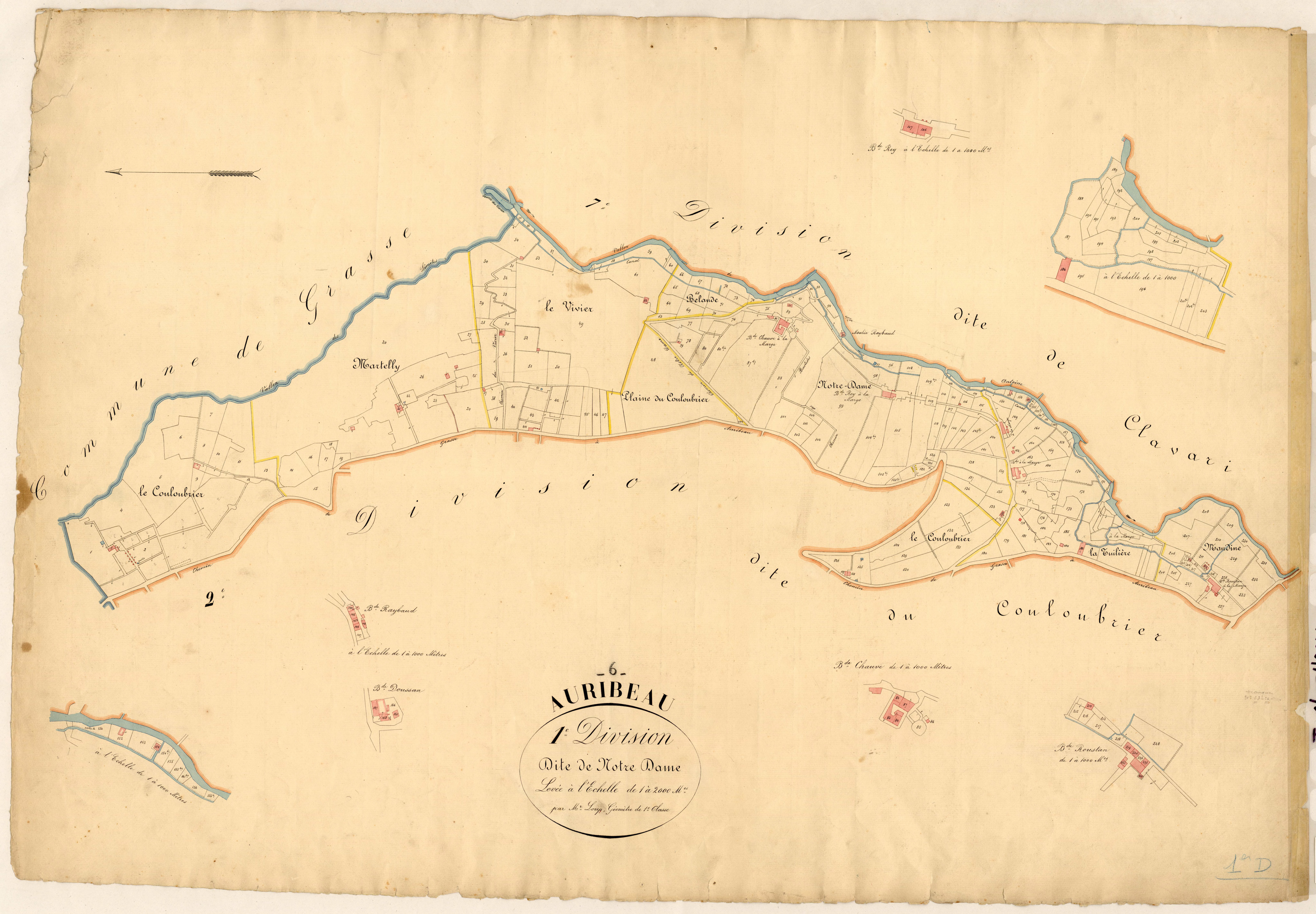 Notre-Dame. - Plan de section, 1