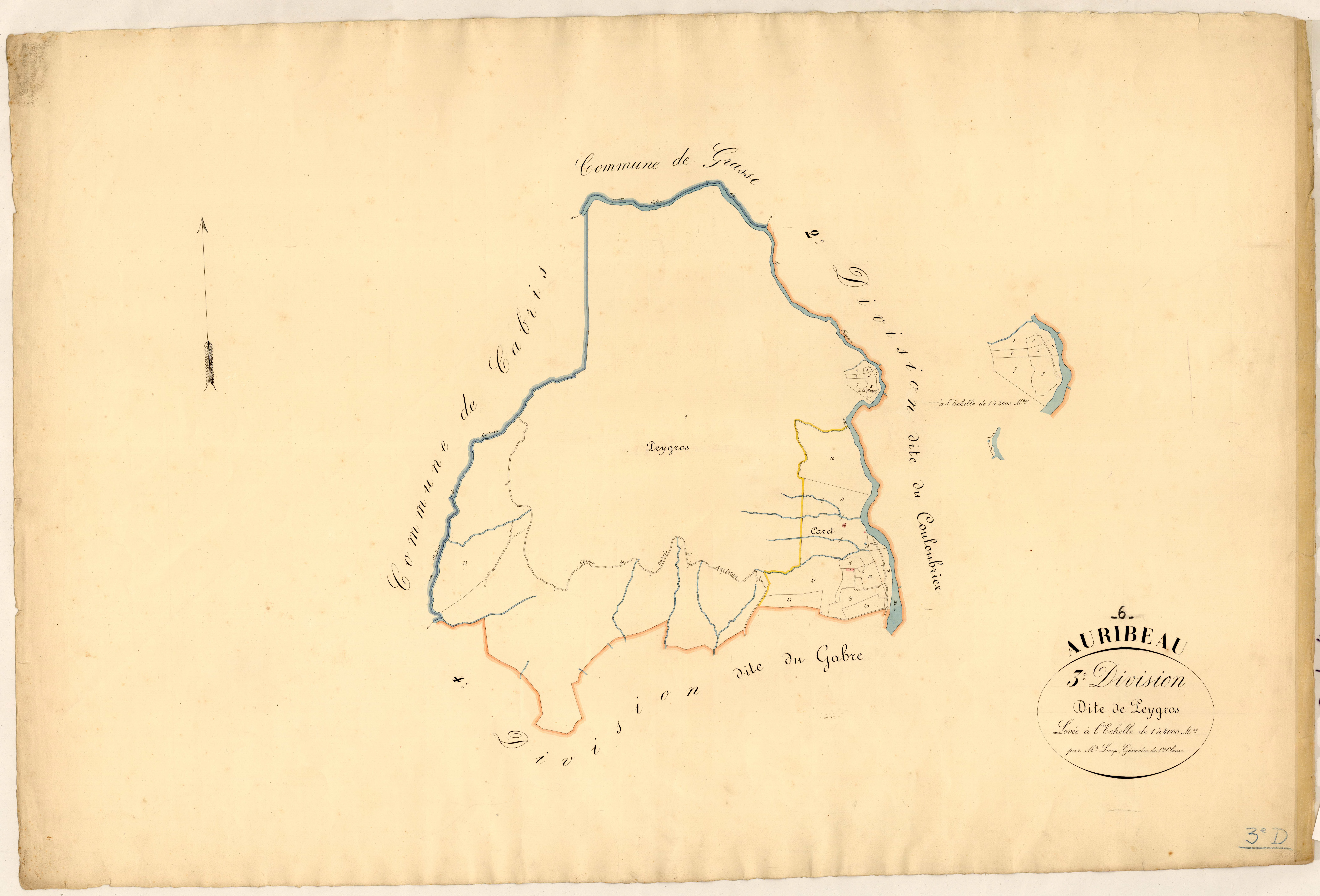 Peygros. - Plan de section, 3
