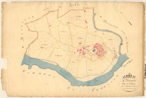 Le Village. - Plan de section, 5