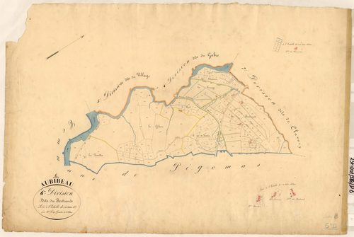 Les Bertrands. - Plan de section, 6