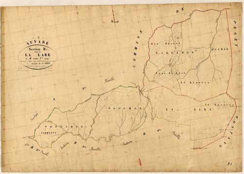 La Lare. - Plan de section, B1