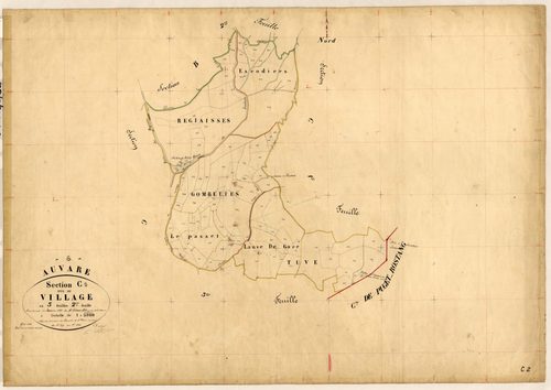 Le Village. - Plan de section, C2