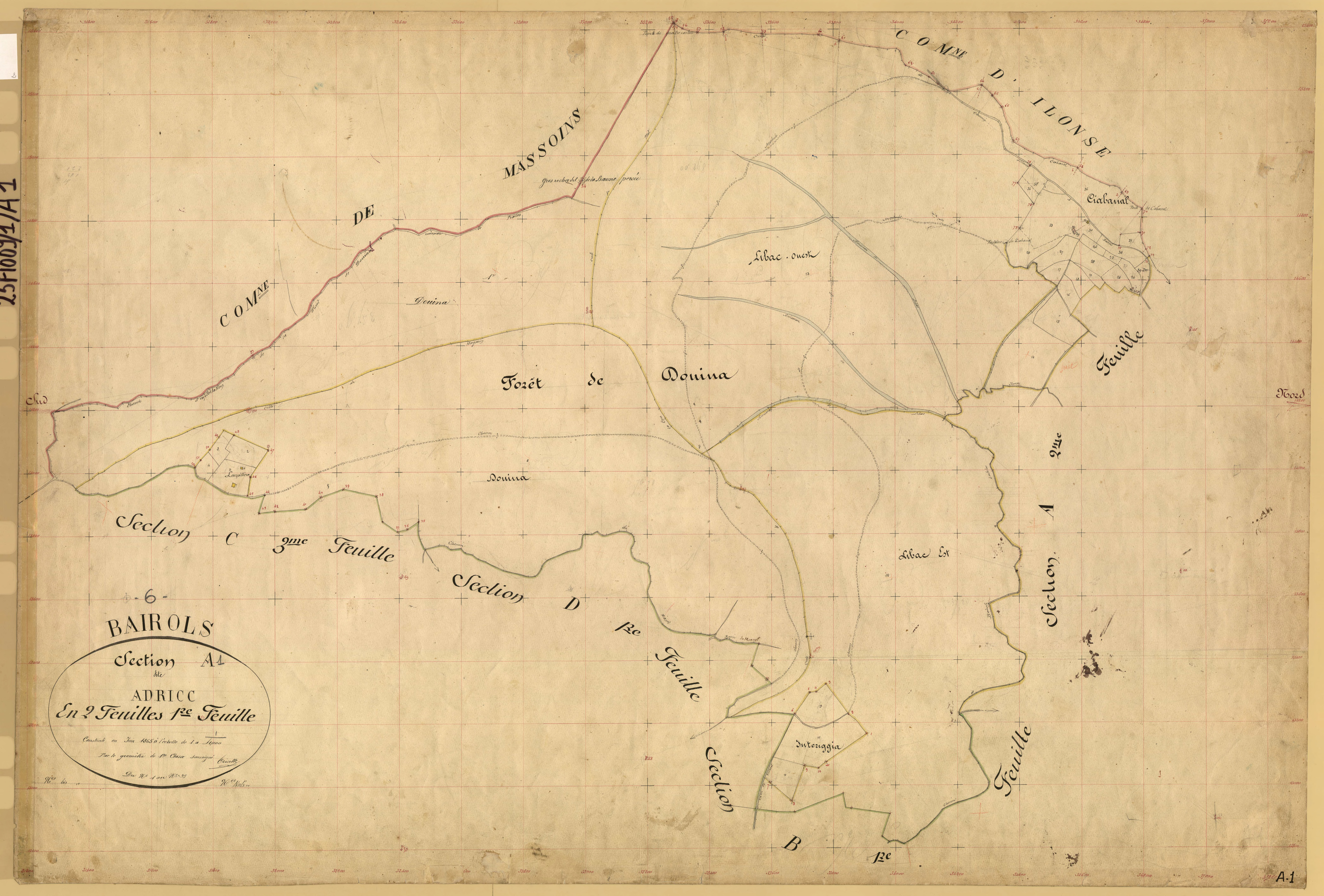 Adricc. - Plan de section, A1