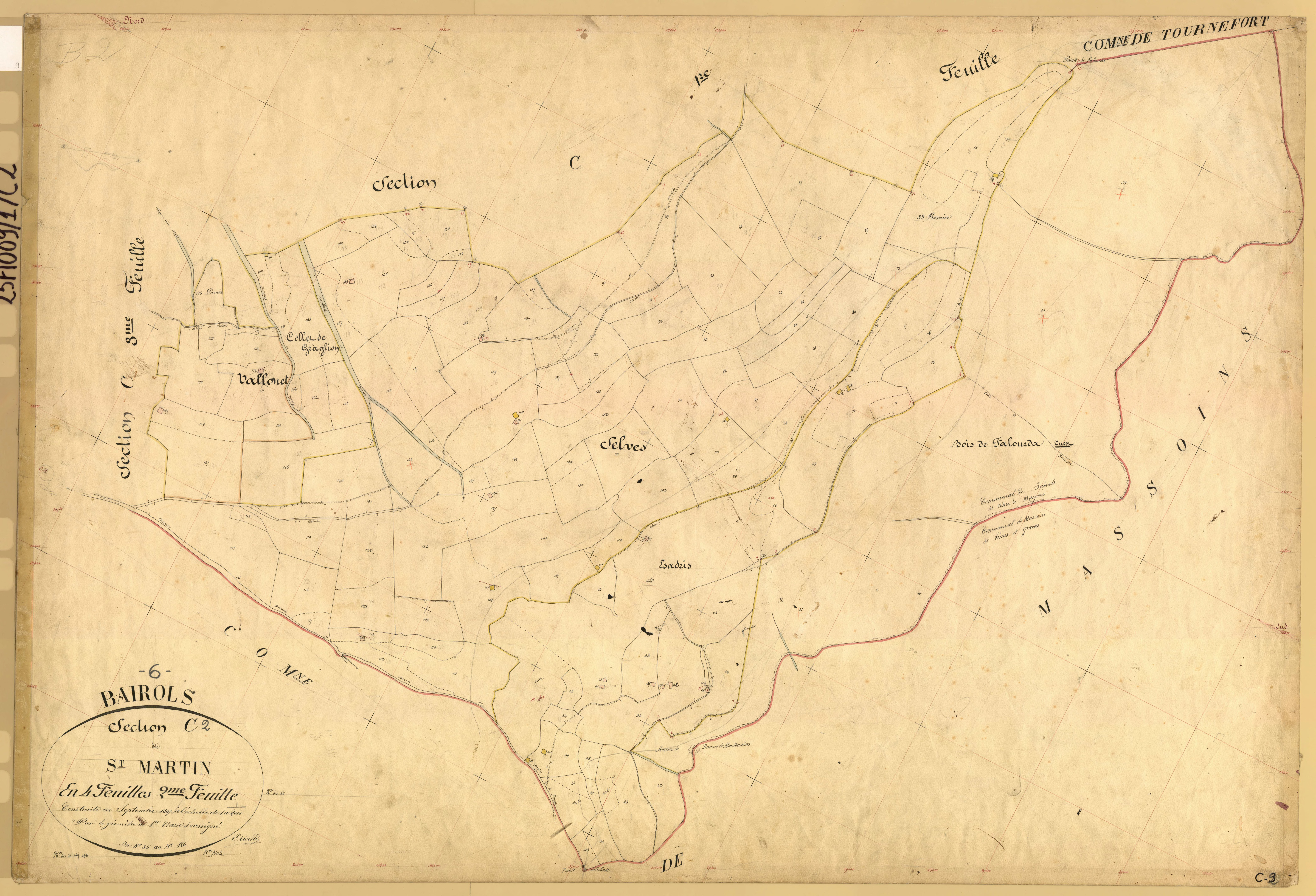 Saint-Martin. - Plan de section, C2