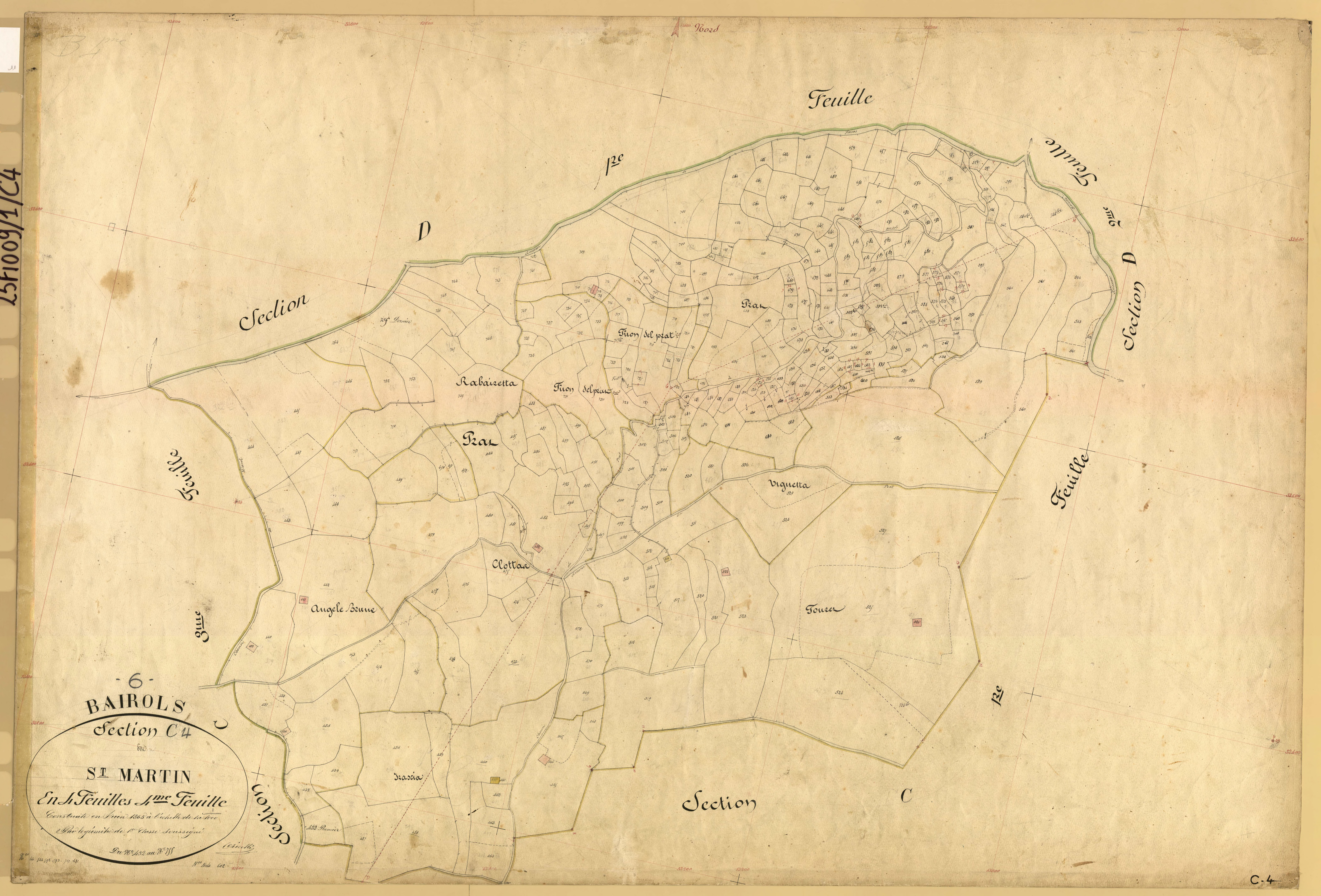 Saint-Martin. - Plan de section, C4