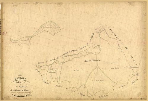 Saint-Martin. - Plan de section, C1