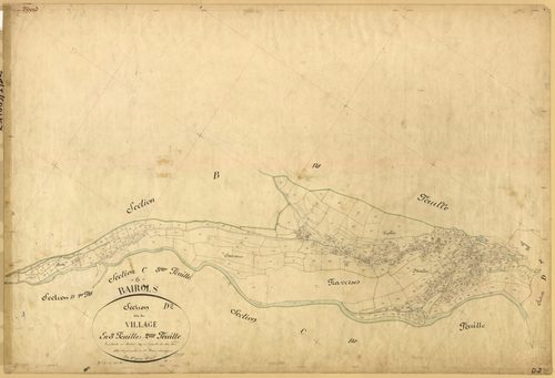 Le Village. - Plan de section, D2