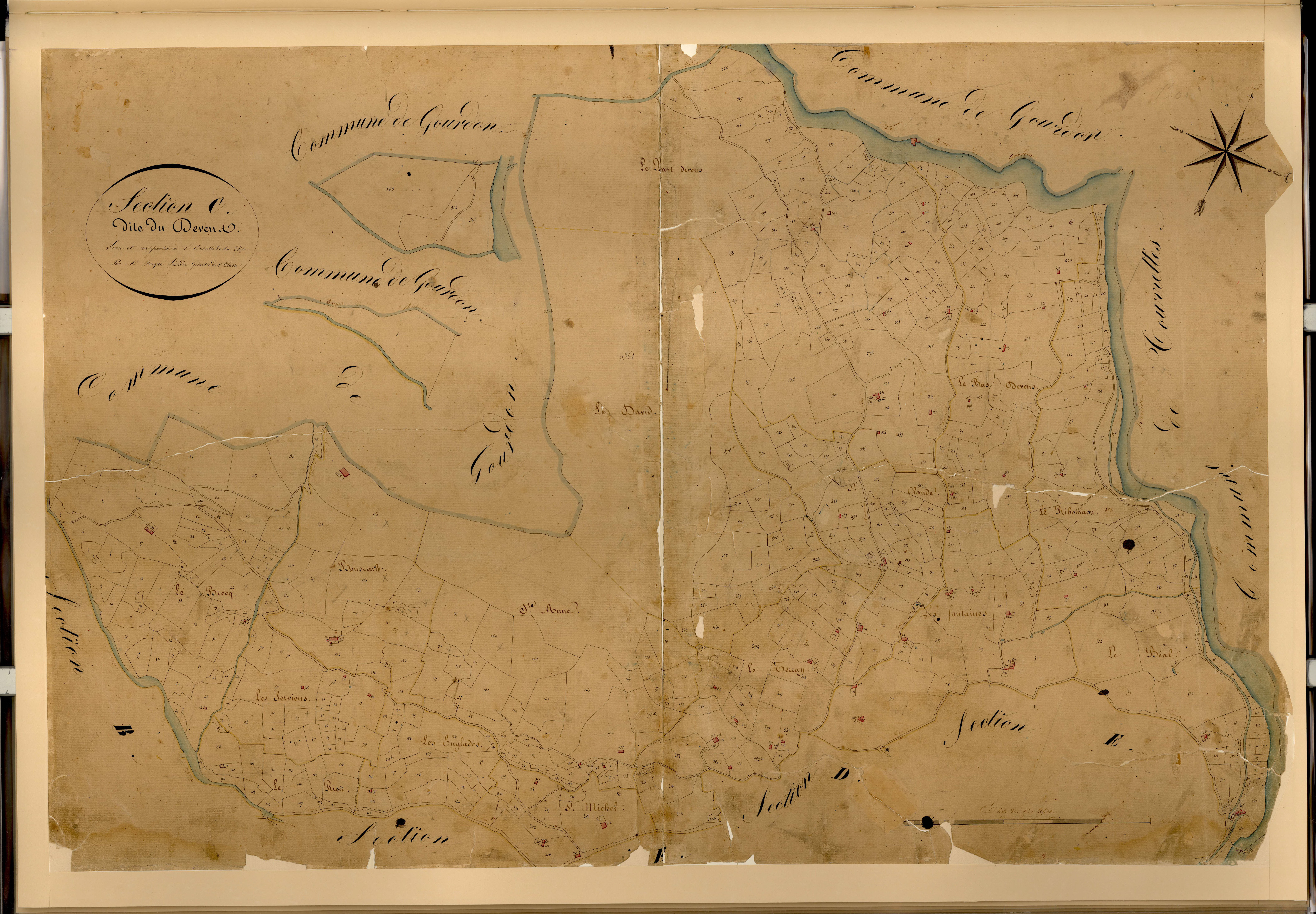 Devens. - Plan de section, C