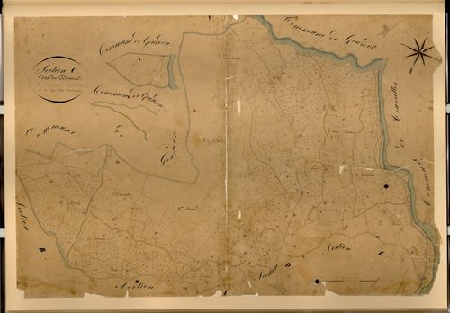 Devens. - Plan de section, C