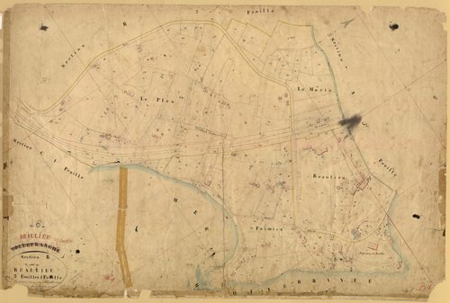 Beaulieu. - Plan de section, B1