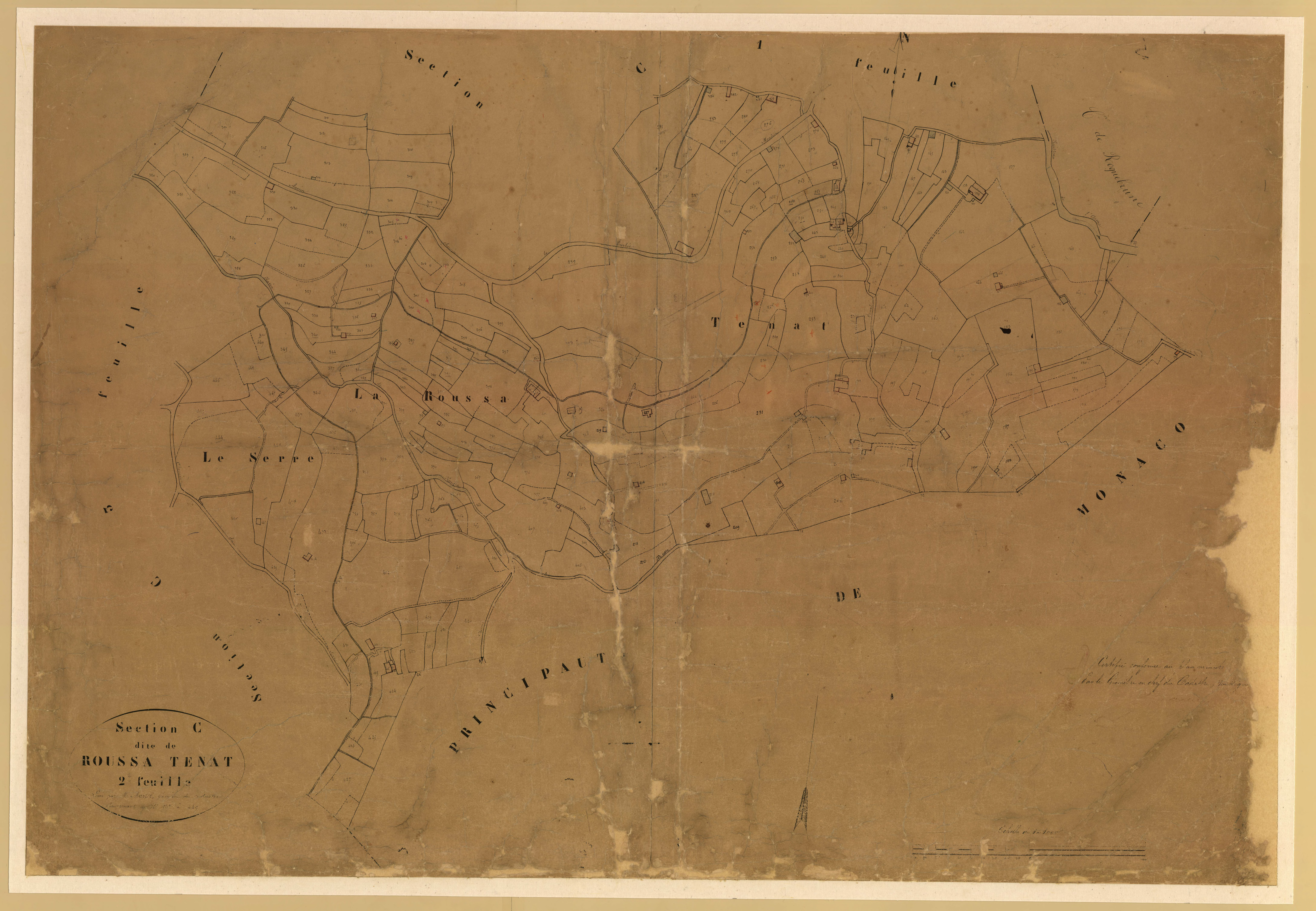 Roussa Tenat. - Plan de section, C2