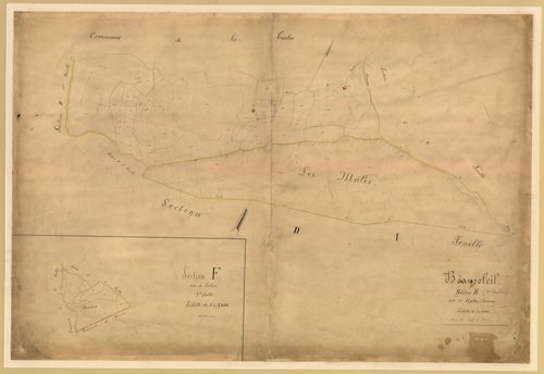 Routes Devens. - Plan de section, B3
