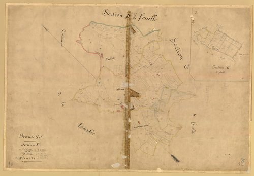 Grima. - Plan de section, E2