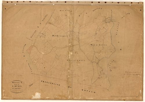Grima. - Plan de section, E4