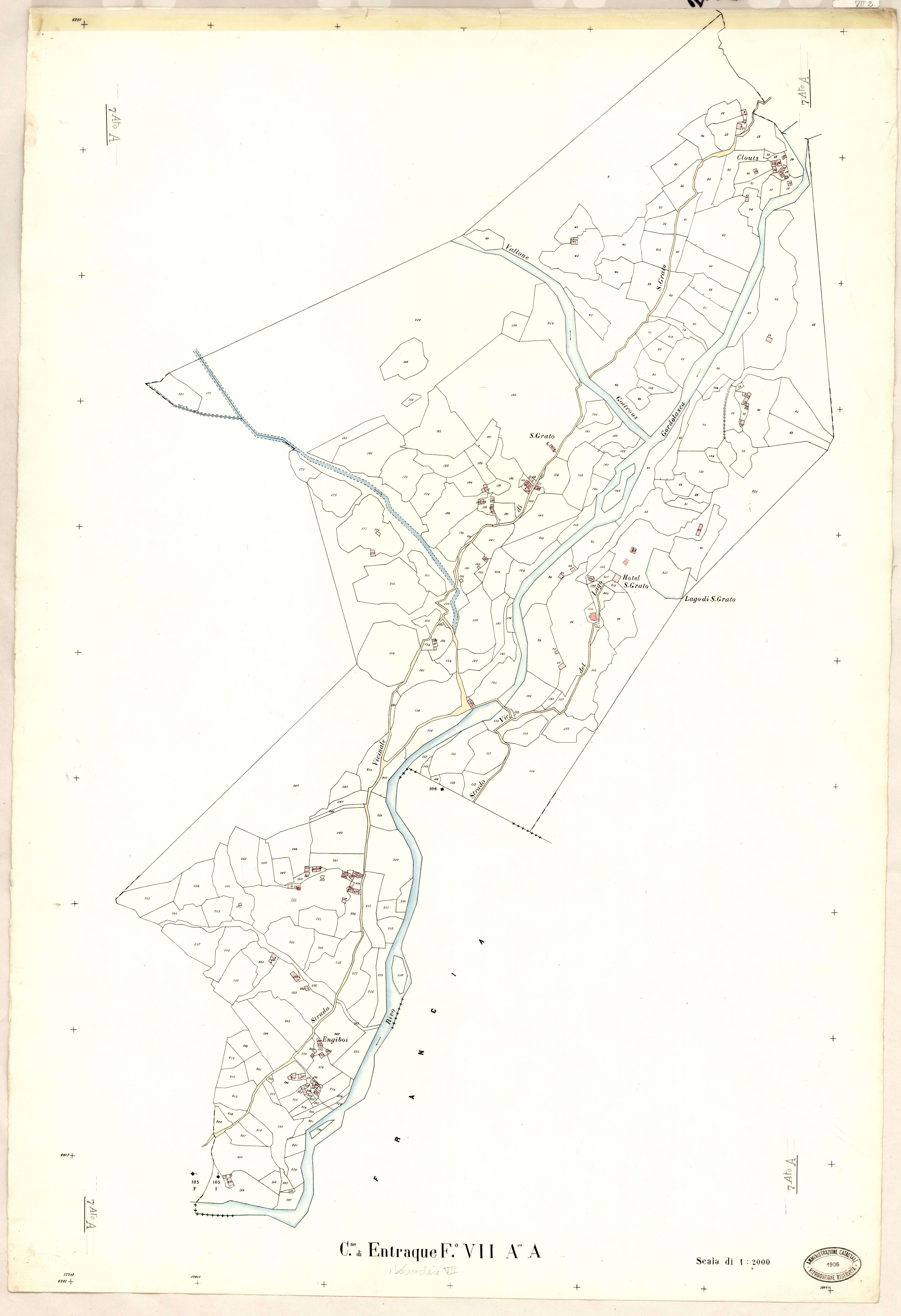 (développement). - Plan de section, VII(d)